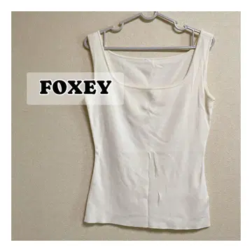 FOXEY 폭시 탱크탑 화이트