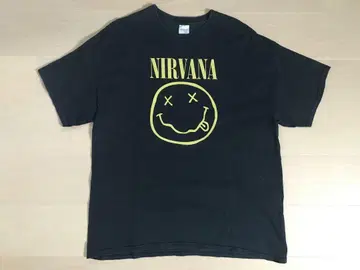 NIRVANA 스마일 빈티지 티셔츠 XL