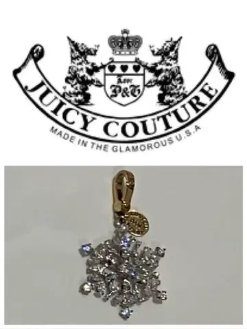 미사용 새상품 Juicy Couture 2008년 한정 눈꽃 참