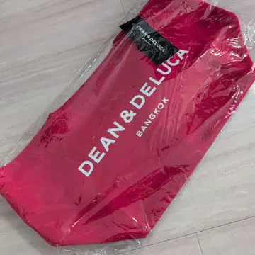 방콕 한정판 DEAN & DELUCA 토트백 레드