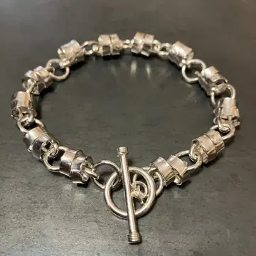 SILVER925 CIRCLE & OVAL BRACELET/실버 브레스