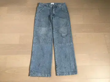 TANAKA 더블니 데님 와이드 팬츠