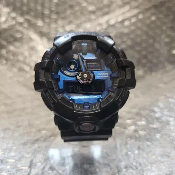 G-SHOCK GA-710 메탈릭 블루 카시오 손목시계 CASIO