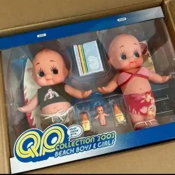 큐피 레어 피규어 인형 QP 2002 비치 여름 상자 당선