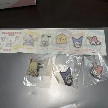 포차코 쿠로미 마이멜로디 핀 배지 3개 세트