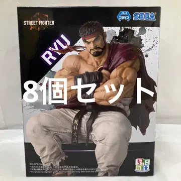 HF7005 미개봉 스트리트 파이터 6 류 피규어 8개 세트