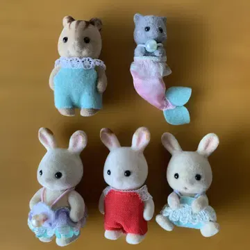 실바니안 패밀리 인형 5체 세트