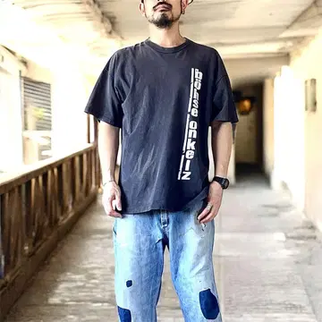 [초 페인트] 90s Onkelz 빈티지 티셔츠 Onkelz 밴 T
