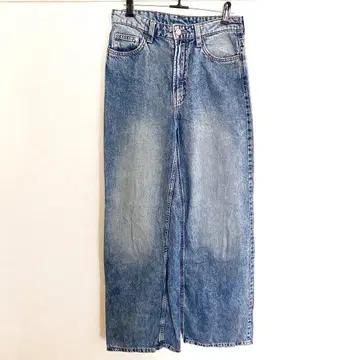 H&M 에이치앤엠 와이드 울트라 하이웨스트 데님