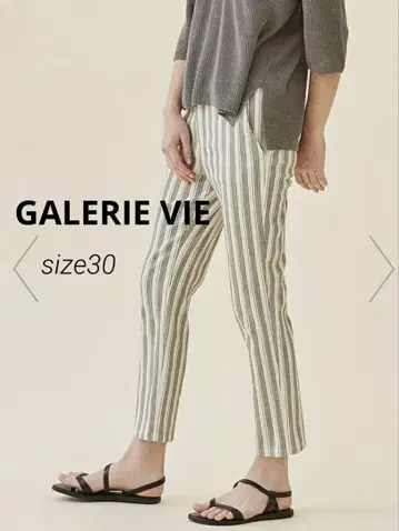 GALERIE VIE 투모로우랜드 코튼 린넨 스트레치 팬츠 30