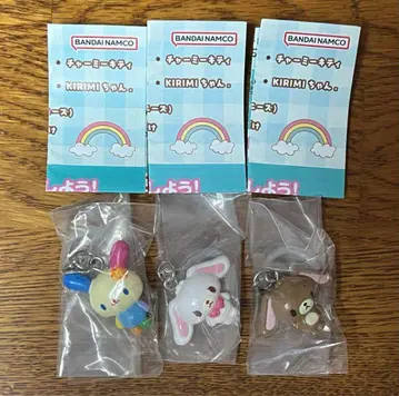 산리오 메지루시 액세서리 우사하나 시로사 쿠로사 가챠가챠