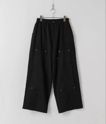 CasperJohn 더블니 와플 팬츠 블랙 M 사이즈