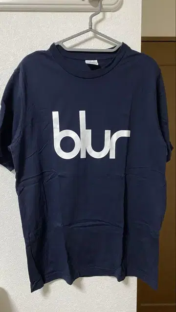 blur 로고 티셔츠 L 네이비