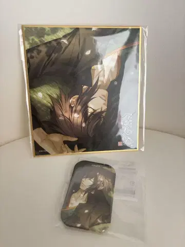 박앵귀 복권 캔뱃지 색지 오키타 소지