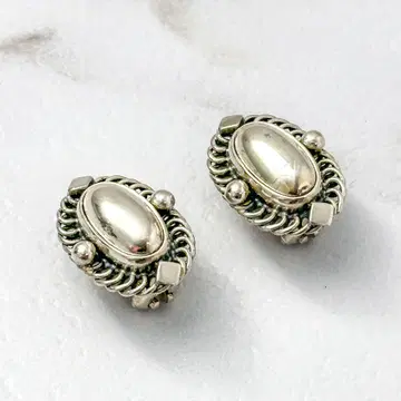 새상품급 GEORG JENSEN 귀찌 2004 토케이소우 실버