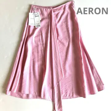 AERON 핑크 롱 스카트
