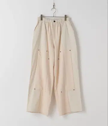CasperJohn 더블니 와플 팬츠 화이트 M 사이즈