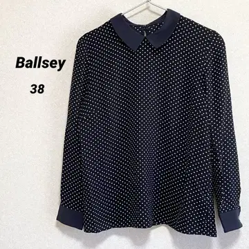 Ballsey 투모로우랜드 긴팔 블라우스 도트 블랙 38