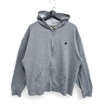 러셀 무지 00s 지퍼 후드티 USA VINTAGE