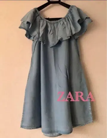 ZARA 자라 프리미엄 데님 컬렉션 반팔 원피스 S 사이즈