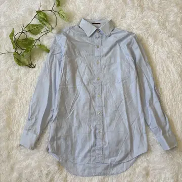 [Paul Smith] 남성용 긴팔 와이셔츠 (M) 블루 코튼