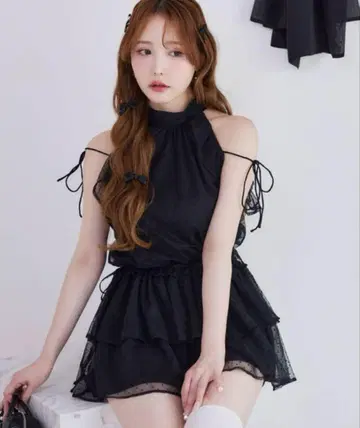 NICE CLAUP 아메슬리 미니 원피스 새상품 택 포함