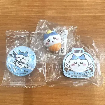 치이카와 쿠라스시  하치와레 캔뱃지 피규어