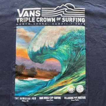 VANS TRIPLE CROWN 2018 티셔츠 M 새상품 서핑