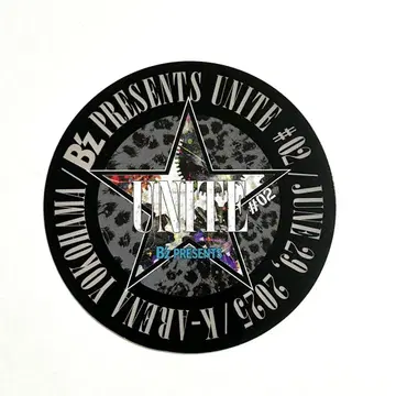 회장 한정 로고 스티커 UNITE#2 ONEOKROCK B'z 6/29