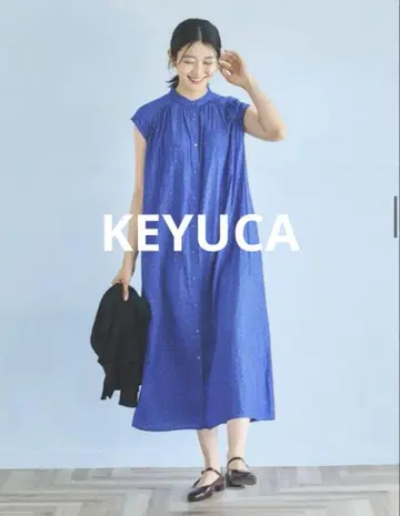KEYUCA 케유카 새상품급 프로방스 프린트 원피스 맥시 블루