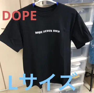 DOPE 티셔츠 블랙 L 사이즈 오버 사이즈 새상품급