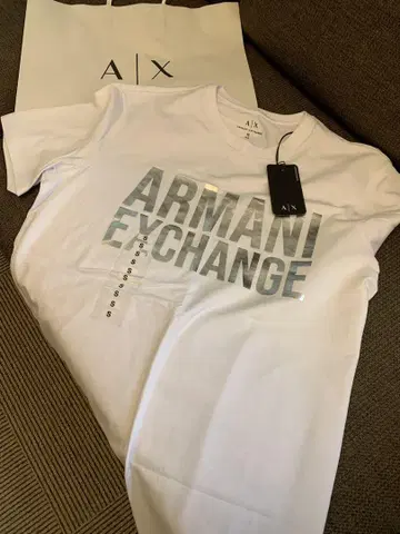 Armani Exchange 티셔츠 S 화이트