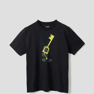 새상품 graniph 킹덤하츠 티셔츠 L 블랙 미키 그라니프