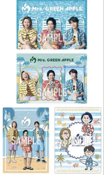 Mrs. GREEN APPLE 로손 비주얼 시트
