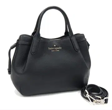 kate spade 블랙 가죽 핸드백