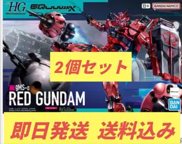 2개 세트 HG 1/144 빨간색 건담 기동전사 건담 지크 액스