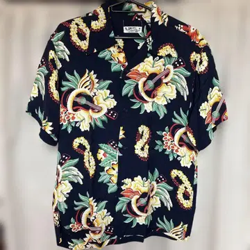SUN SURF 알로하 셔츠 MACINTOSH UKULELE 새상품급