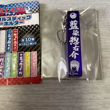 BLEACH 네이비 나염 소우스케 아크릴 스틱 키링