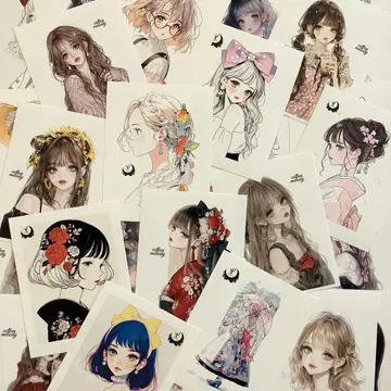 인물 스티커 cotton melody teatea 님 30매 1