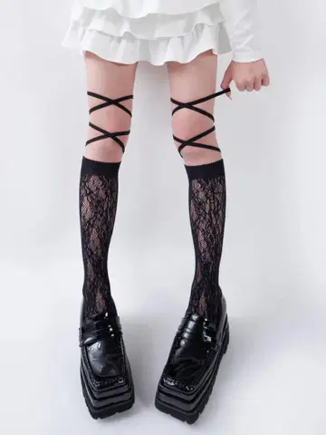 Darich [다리치] 레이스 하이삭스 BLK