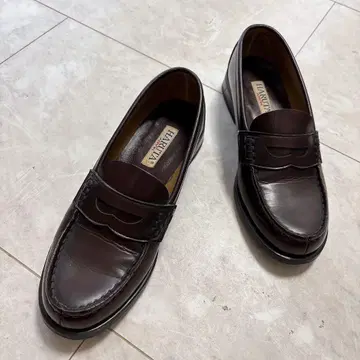 HARUTA 하루타 천연 가죽 로퍼 25.5cm 브라운