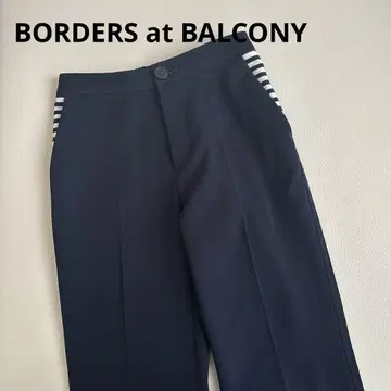 트윌 크롭 팬츠 BORDERS at BALCONY