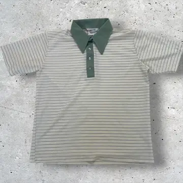 80s VINTAGE 빈티지 피케 셔츠 L 아메카지 캐주얼 구제 의류