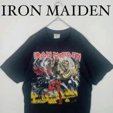 IRON MAIDEN 아이언 메이든 티셔츠 밴딩 티셔츠 Hanes