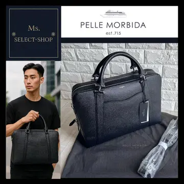 미사용 PELLE MORBIDA deck/9 브리프 케이스 2way