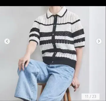 이번 시즌 신상 새상품 유나이티드 애로우즈 Early/SM 폴로 니트