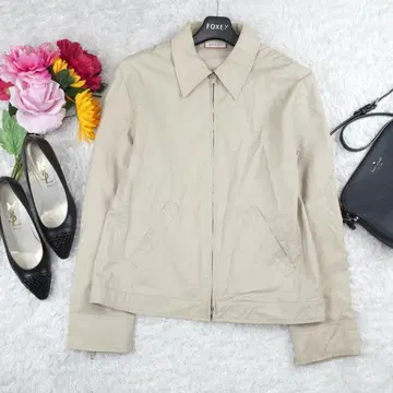 Y9846*맥스앤코 자켓 블루종 베이지 38