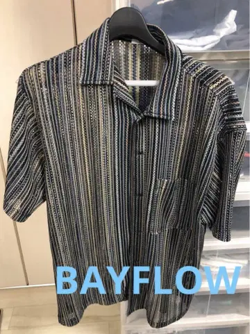 패턴 레이스 셔츠 BAYFLOW 베이플로우 새상품급
