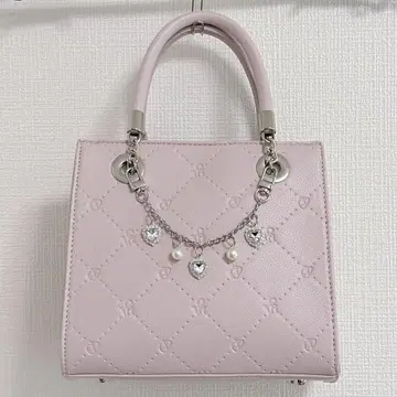 evelyn 에블린 로고 참 백 핑크