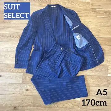 SUITSELECT 정장 셀렉트 네이비 핀스트라이프 캐주얼 수트